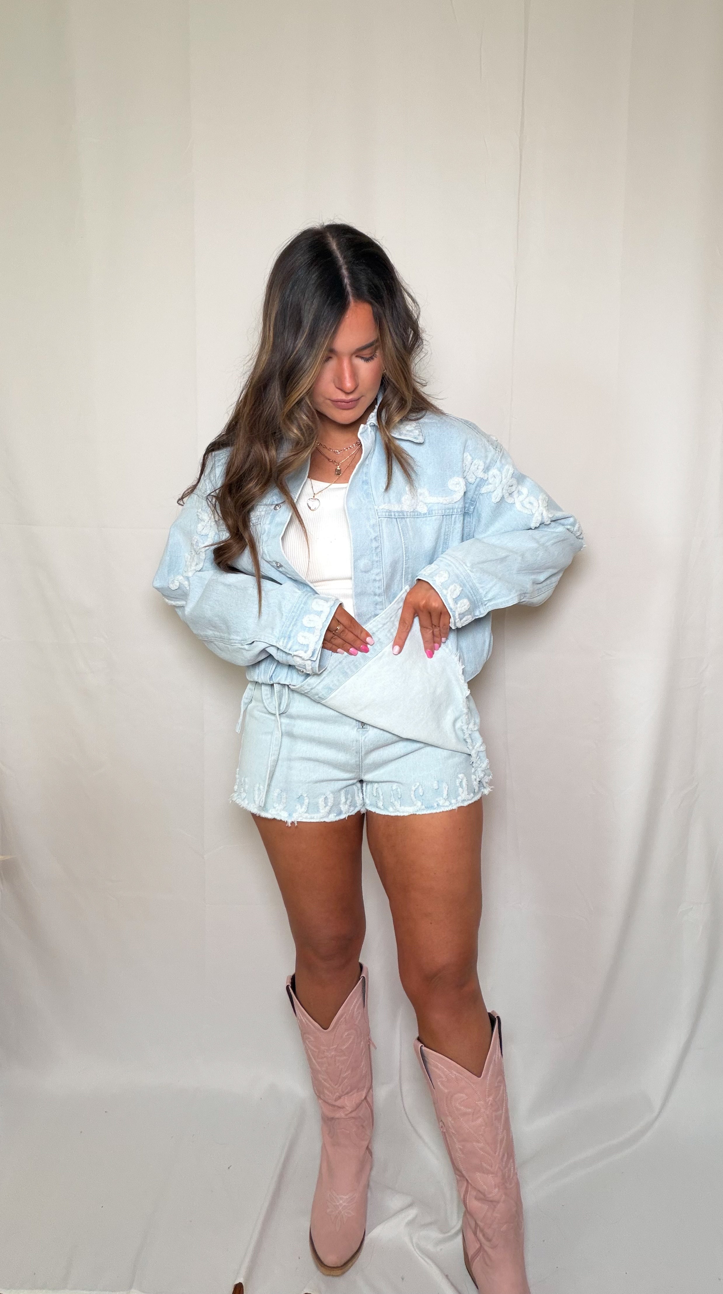 Dandelion Denim Skort