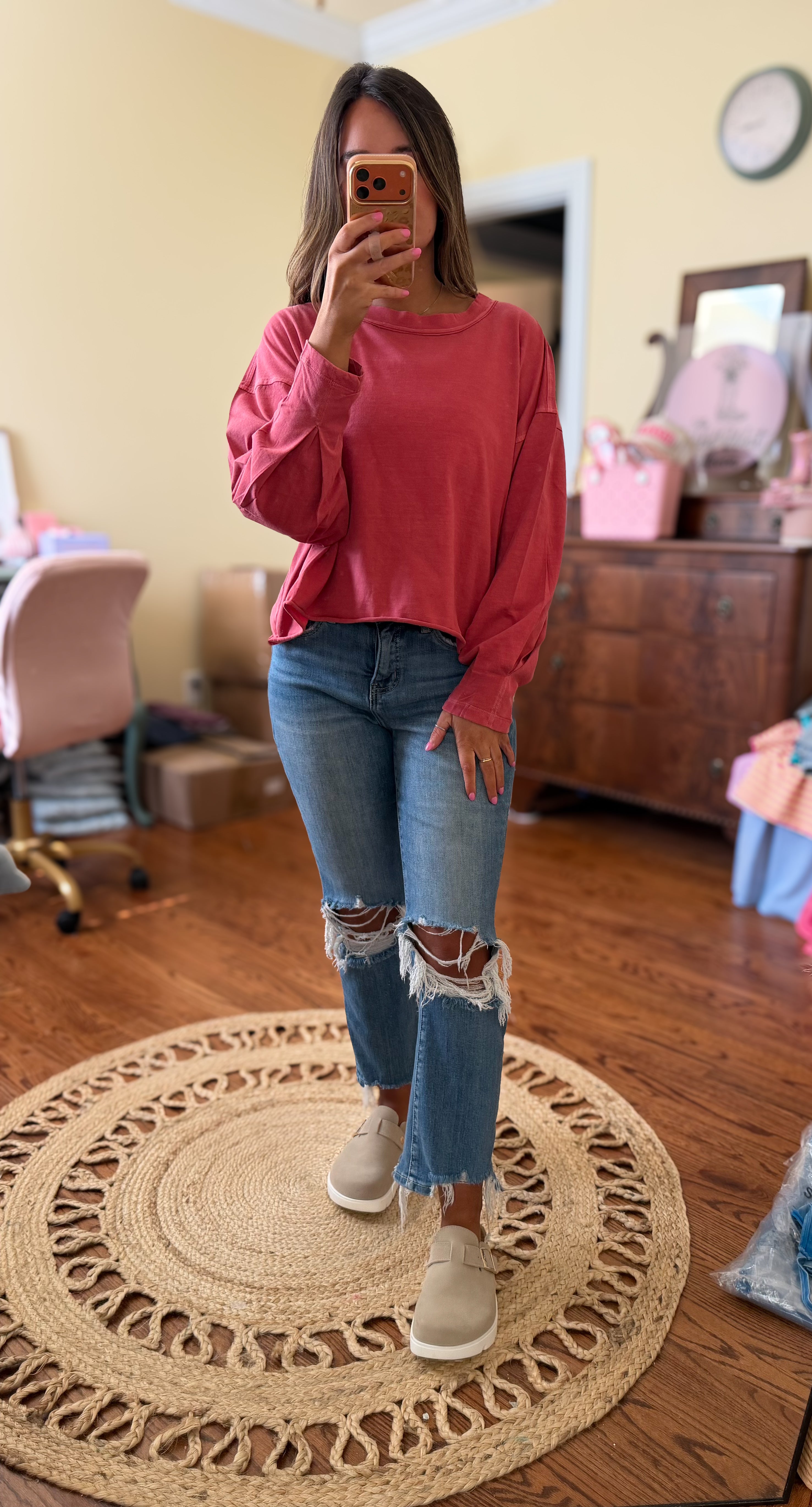 The Lived In Basic Long Sleeve Top