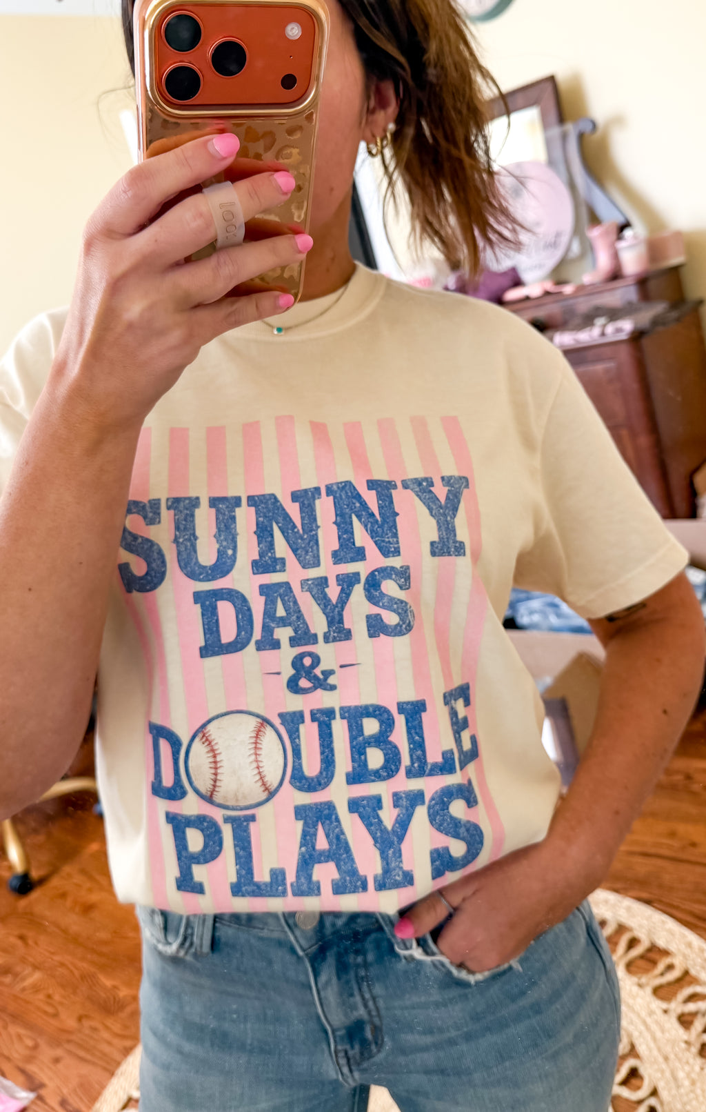 Sunny Days & Double Plays CC Graphic Tee