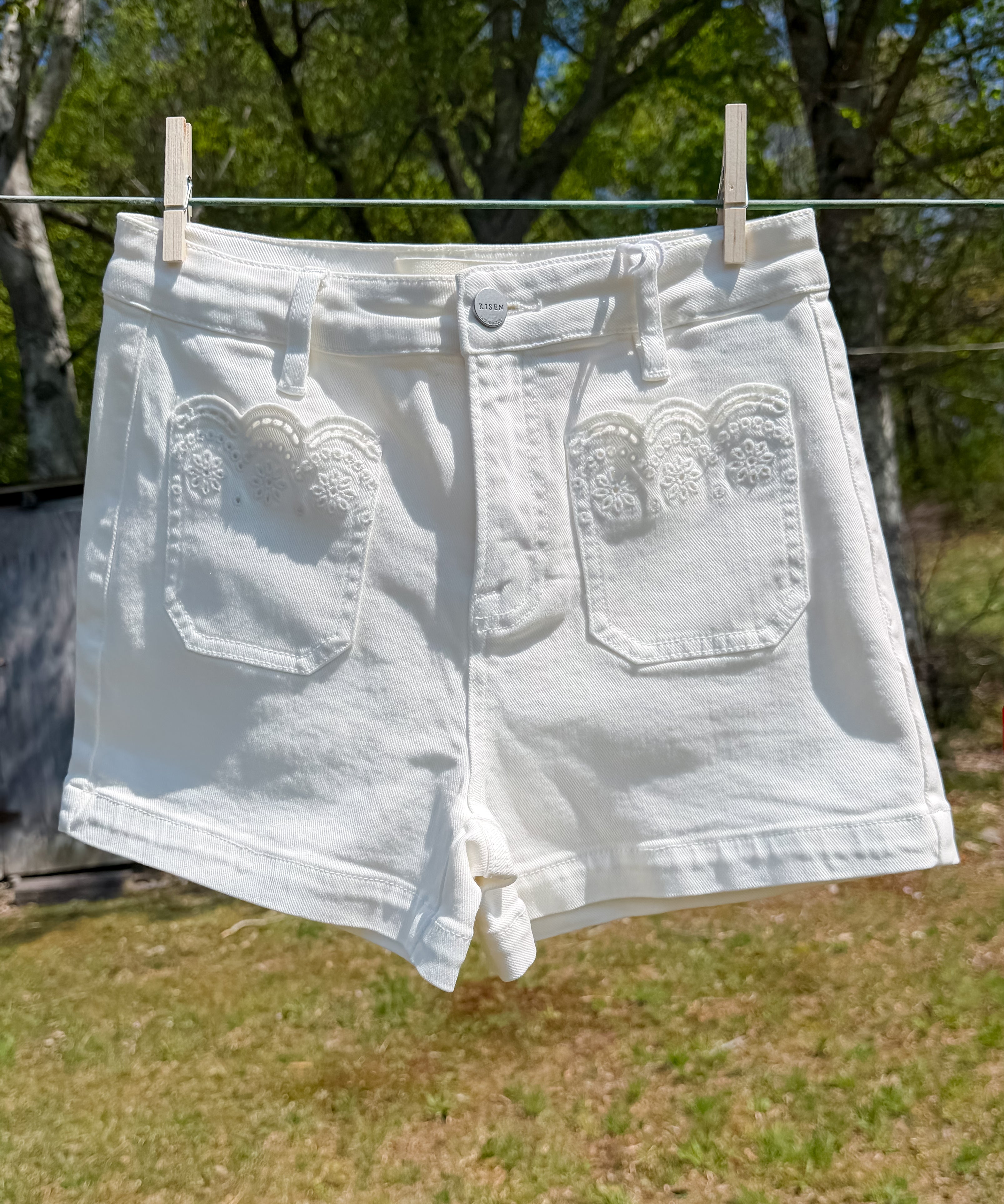 Lace and Grace Risen High Rise Shorts