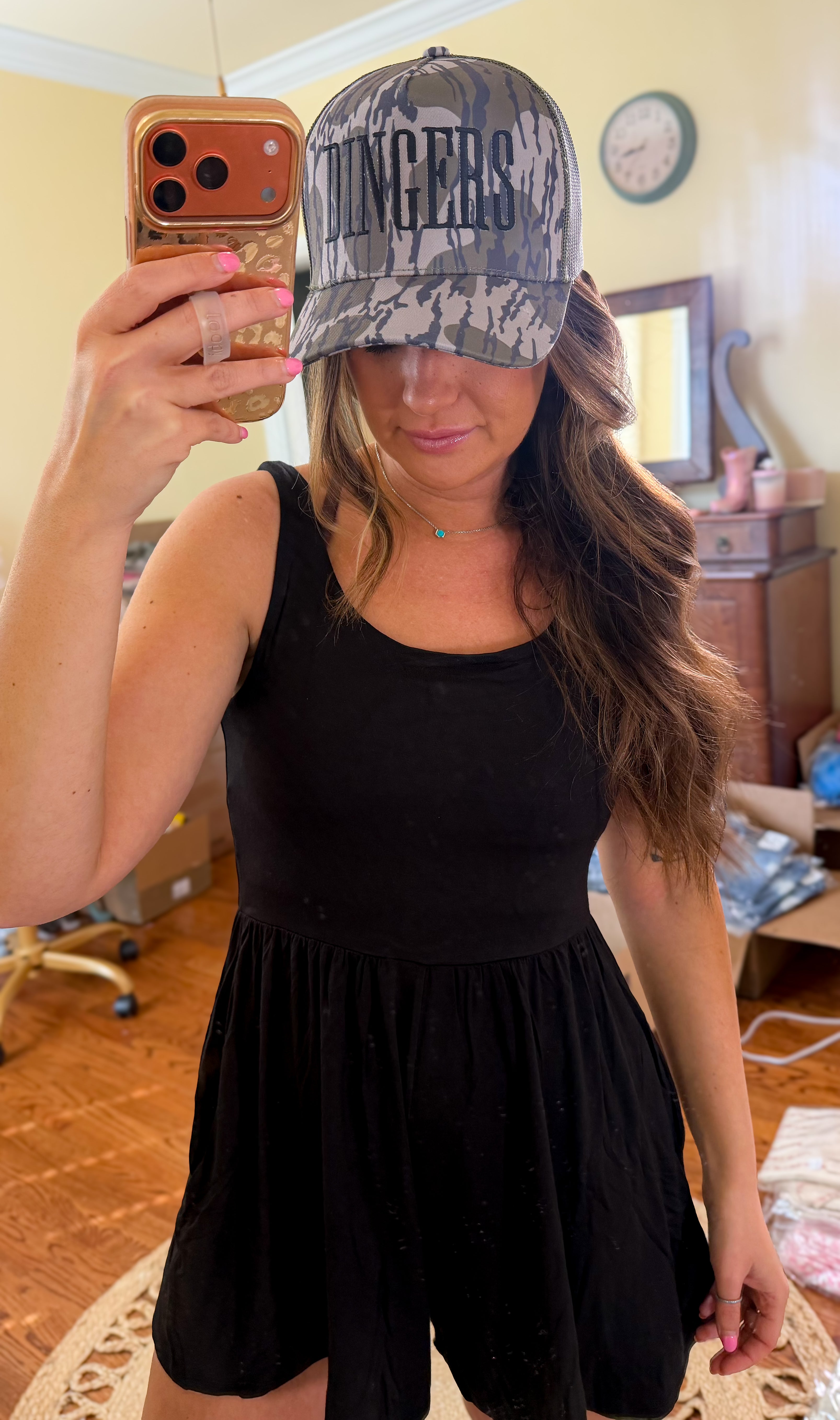 Dingers Bottomland Camo Hat