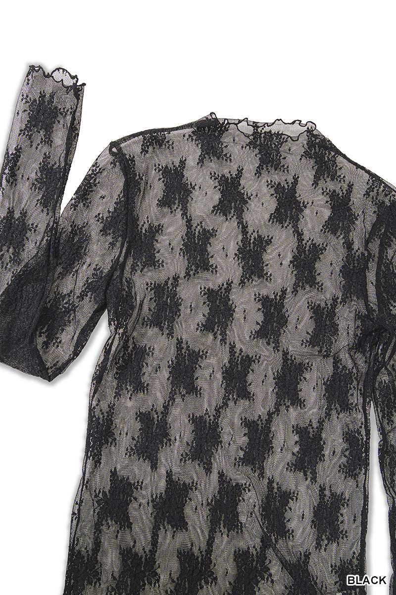 Chasin’ You Lace Top - Black