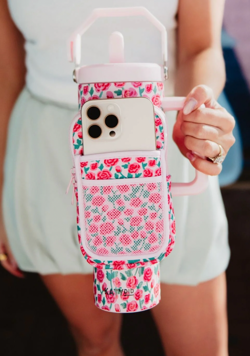 Whimsical Roses Tumbler Pouch