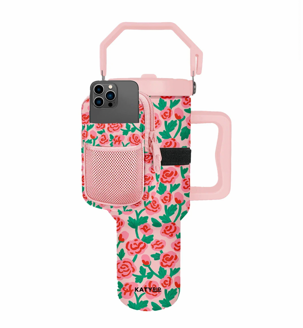 Whimsical Roses Tumbler Pouch