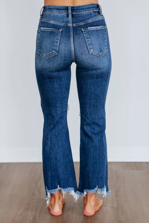 Backroad High Rise Risen Cropped Jeans