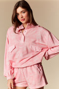Pink Camo Lounge Set