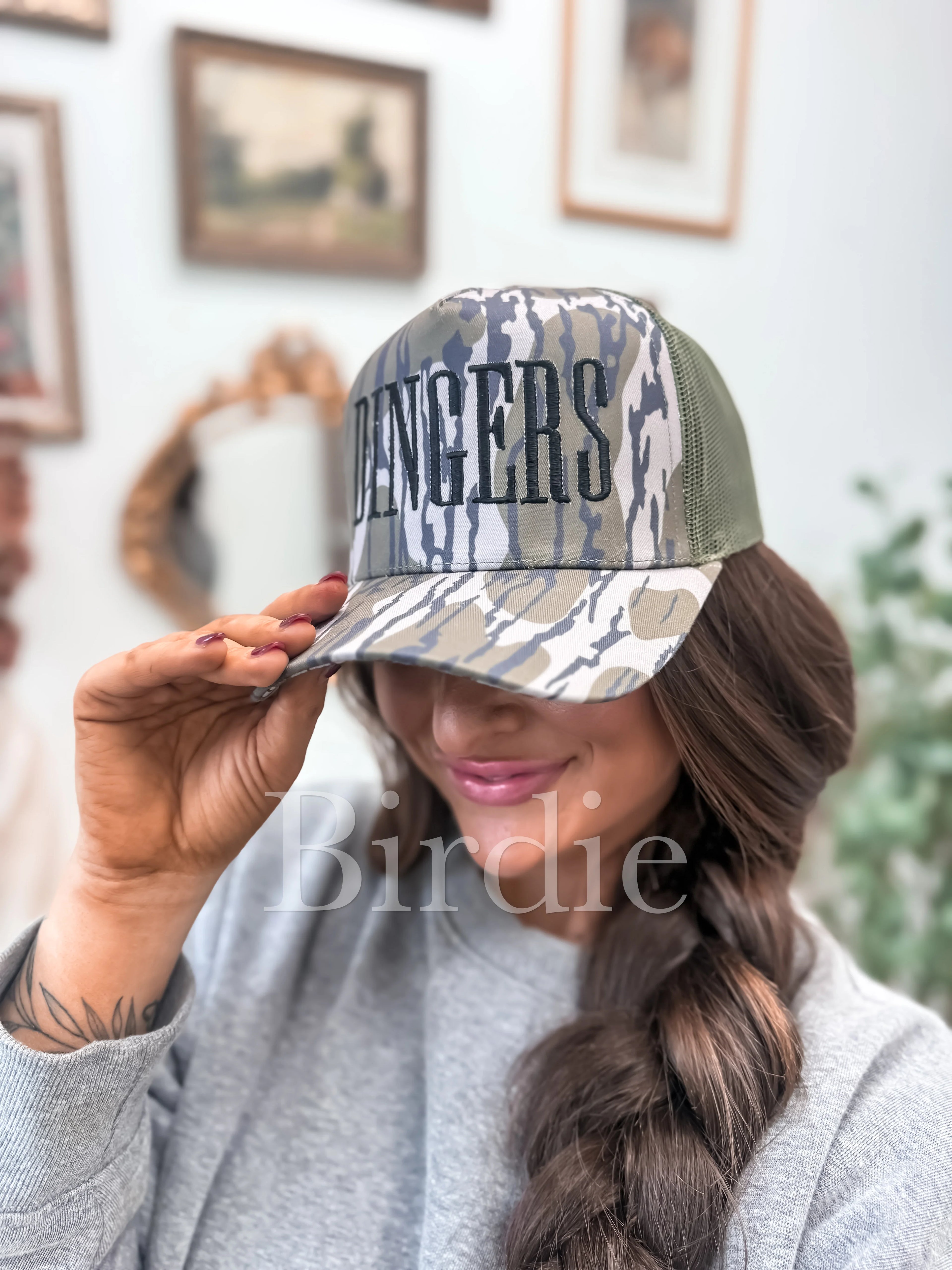 Dingers Bottomland Camo Hat
