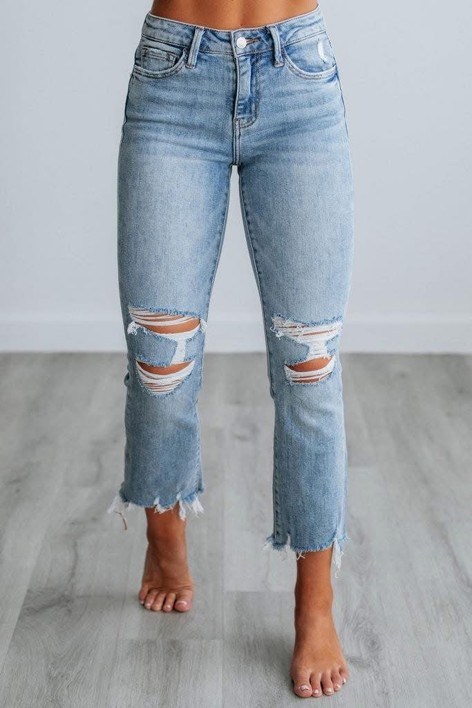 Whitney High Rise Cropped Jeans