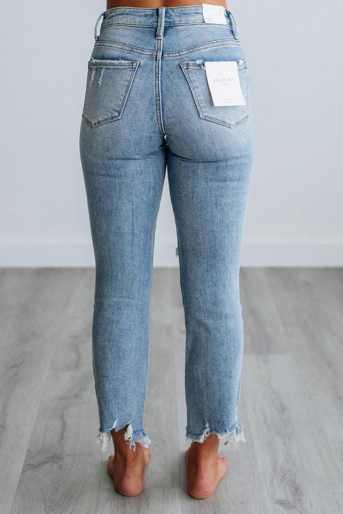 Whitney High Rise Cropped Jeans