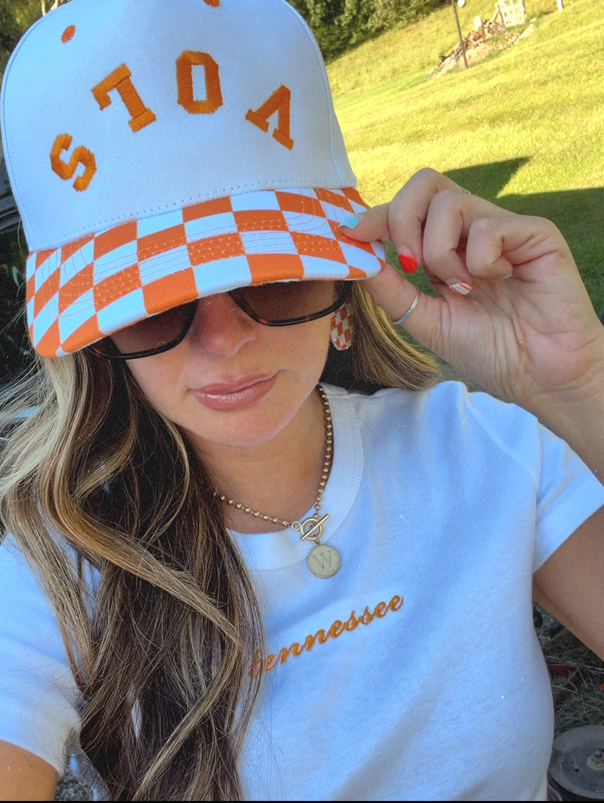 Checkerboard Game Day Hat