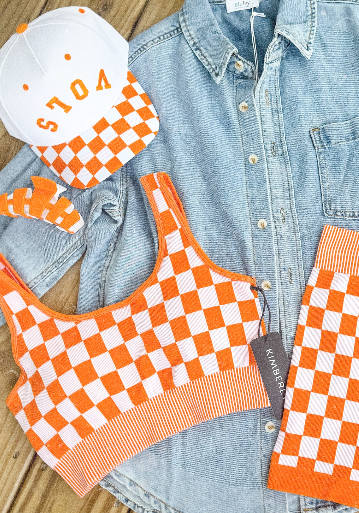 Checkerboard Game Day Hat