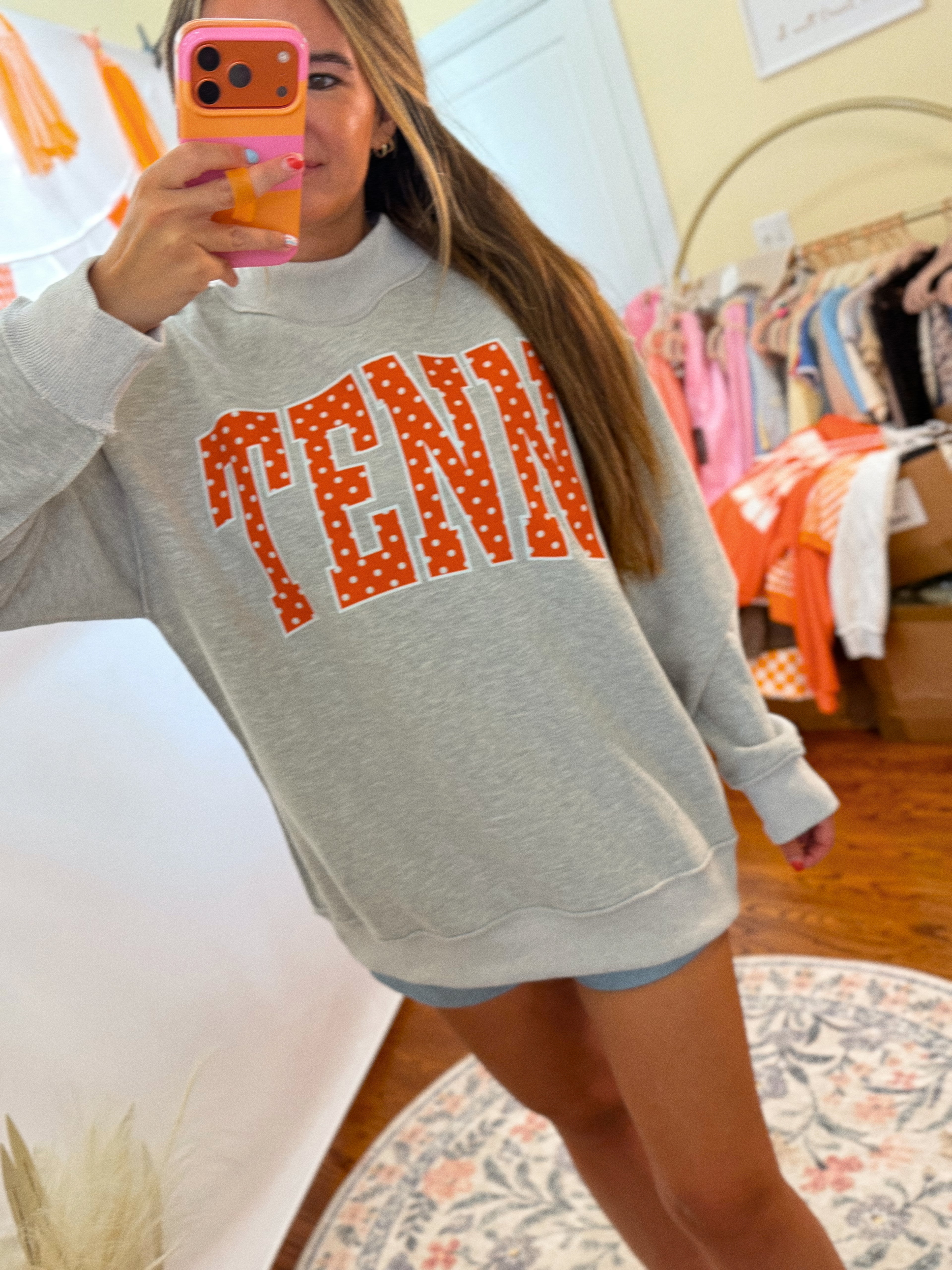 TENN Polka Dot Mockneck