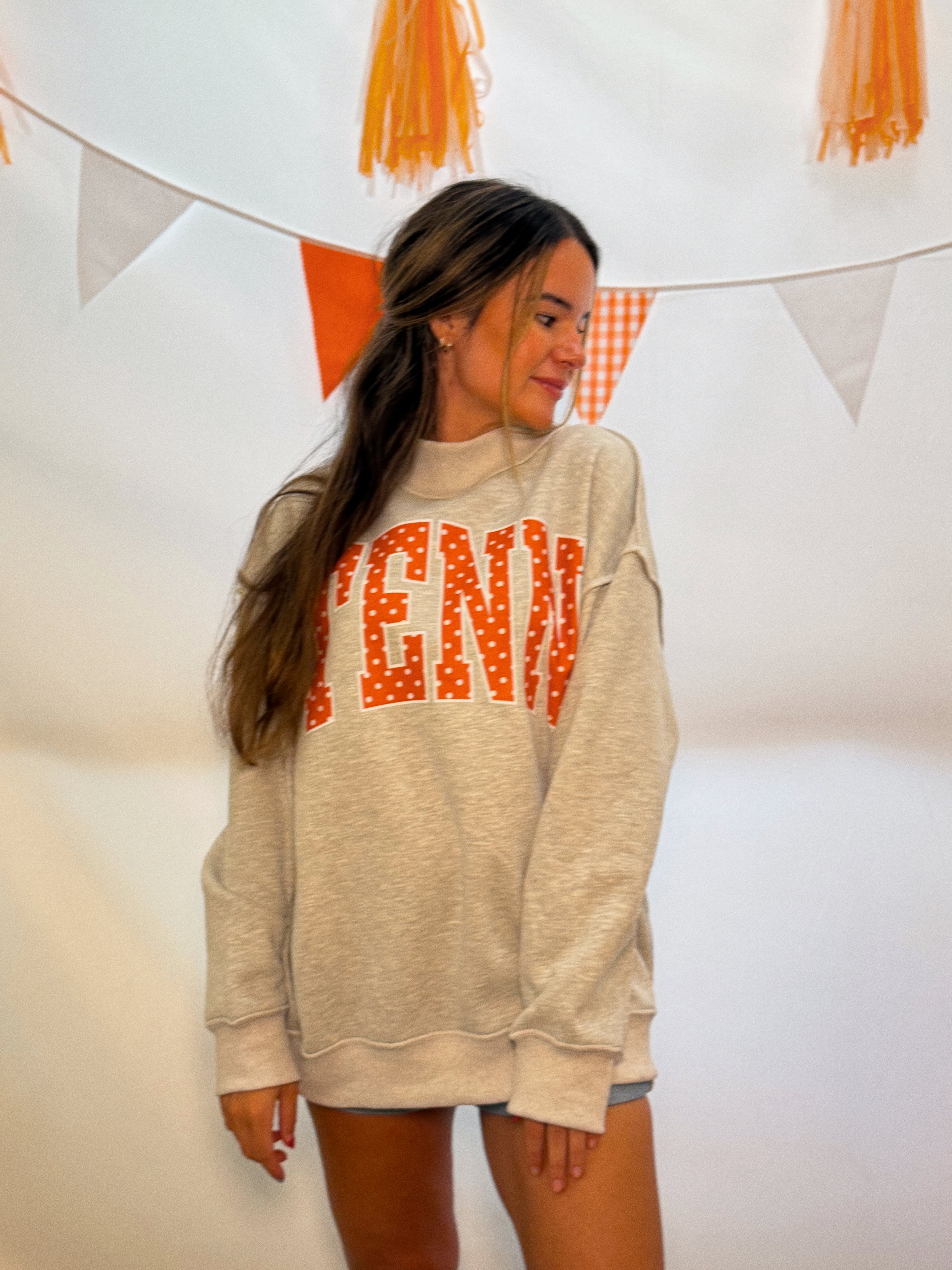 TENN Polka Dot Mockneck