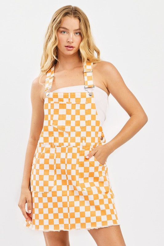Checkerboard Neyland Overall Dress